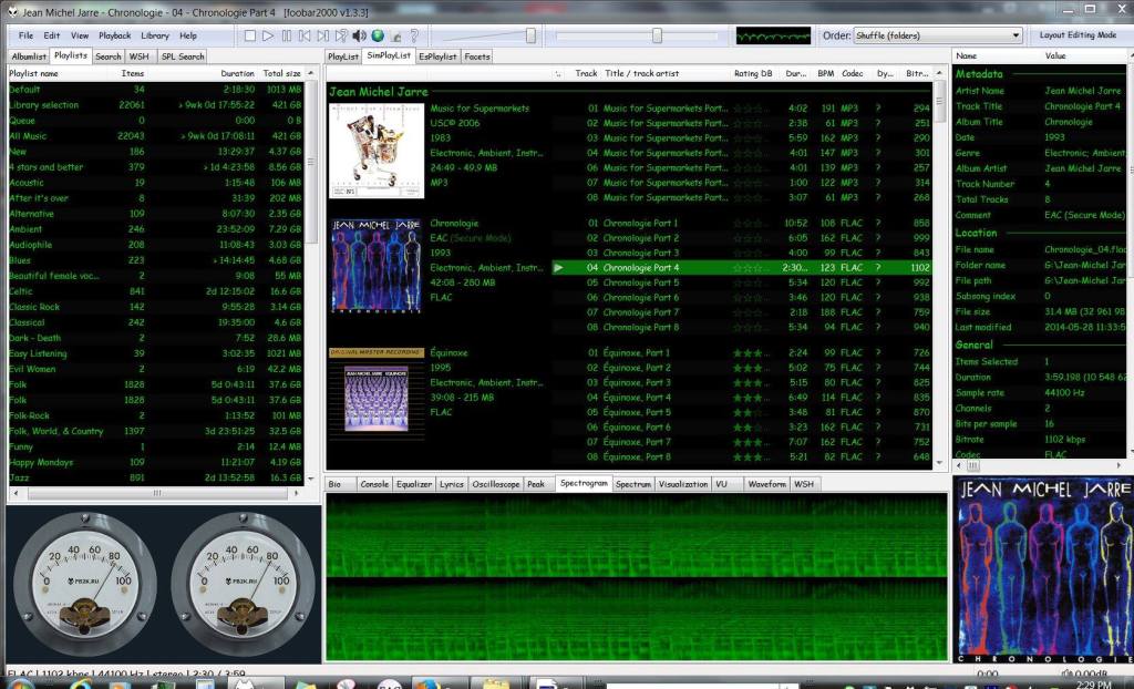 Six panel - Spectrogram