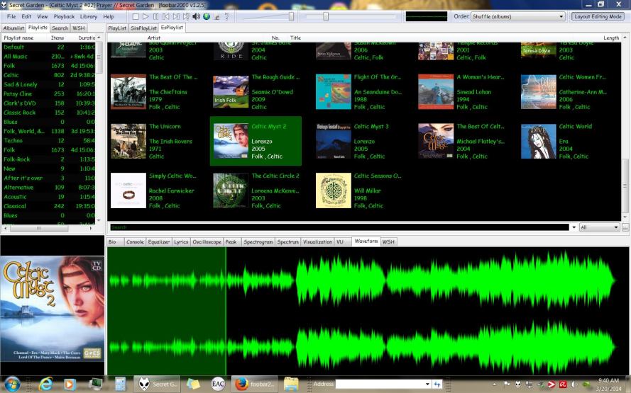 Four Panel - Seektable Waveform