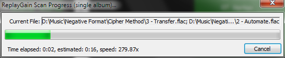 ReplayGain - Scanning - small
