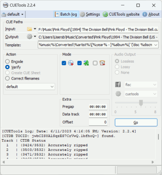 CueTools Interface