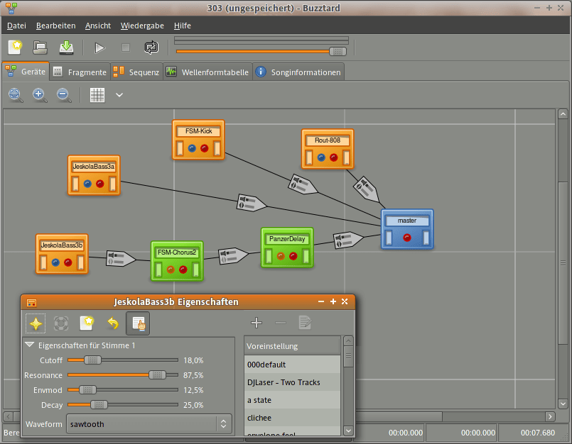 Buzztrax User Interface Image