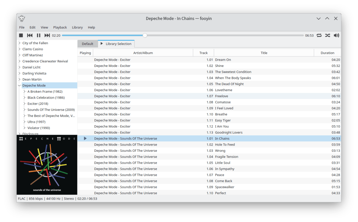 Fooyin ~ Linux Audio Player | The Audio File