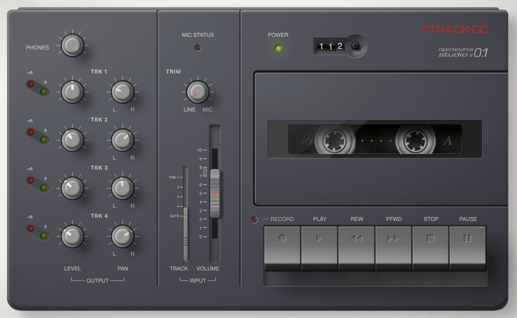 4track user interface