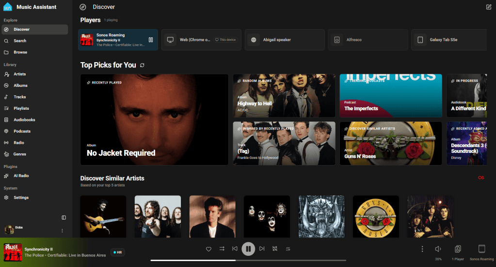 home assistant user interface