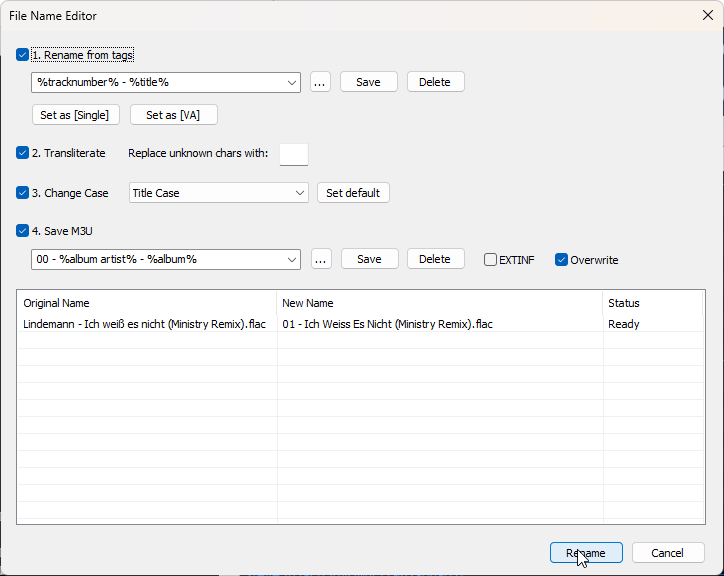 foo_filename_editor configuration panel