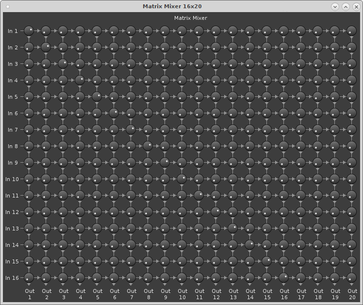 Matrix Mixer Plugin Interface